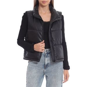 Avec Les Filles Womens  Cropped Puffer Vest